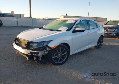 2020 Honda Civic Ex z USA, uszkodzony, nr VIN 19XFC1F34LE011555